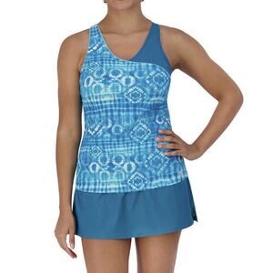 ZeroXposur Women’s 2-Piece Highline Tankini Set Turquoise Size L